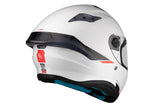 MT Targo S Solid A0 blanco perlado Casco integral deportivo para motocicleta
