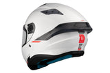 MT Targo S Solid A0 blanco perlado Casco integral deportivo para motocicleta