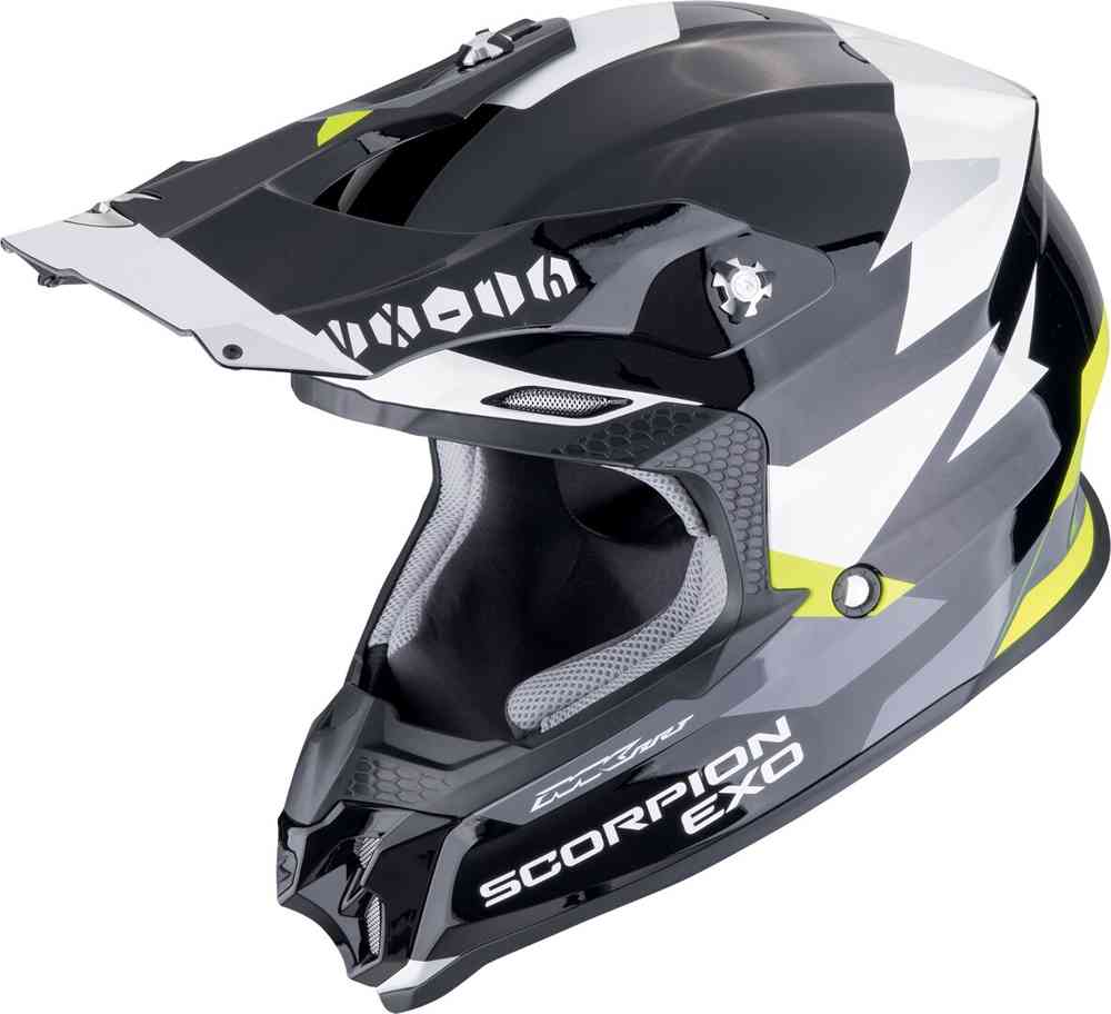 SCORPION VX-16 EVO AIR ROD Enduro Motorcycle Black Casco Amarillo – 1 – Maximomoto PT