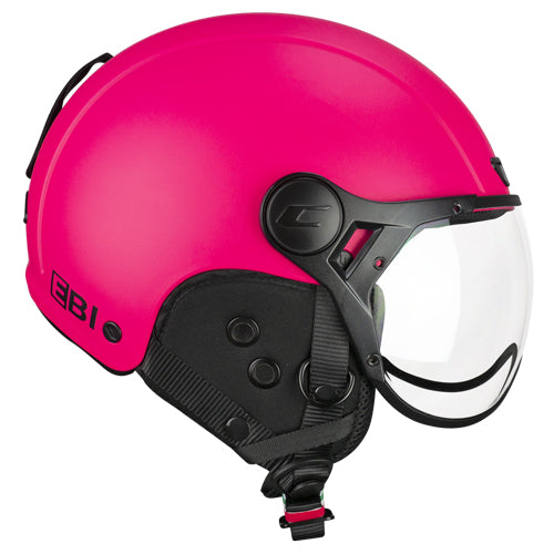 CGM 801A JET EBI MONO Abierto Casco Rosa Neón Mate – 1 – Maximomoto PT