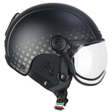 CGM 801S JET EBI TONE Negro Abierto Casco Gris Opaco