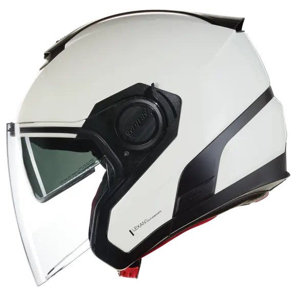 NOLAN N40-5 CLASSICO 305 Abierto Moto Casco Negro Blanco – 1 – Maximomoto PT