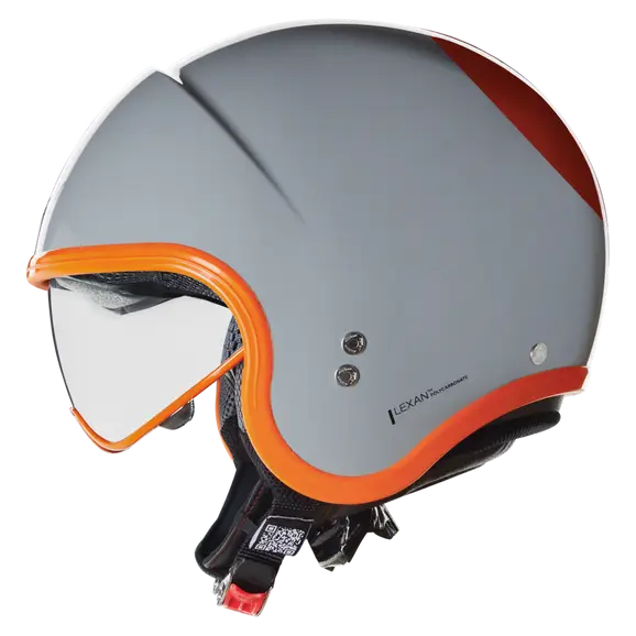 NOLAN N21-06 OCIO 343 Open Face Motorcycle Helmet Orange Gray – 1 – Maximomoto PT