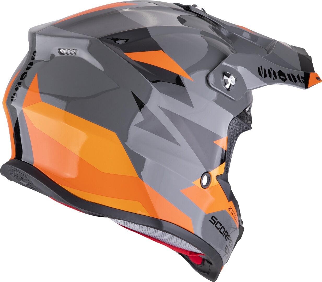 SCORPION VX-16 EVO AIR ROD Motocross Casco Blanco Gris Naranja – 2 – Maximomoto PT