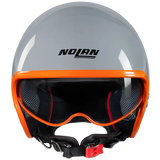 NOLAN N21-06 OCIO 343 Moto Aberto Capacete Laranja Cinza
