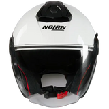 NOLAN N40-5 CLASSICO 305 Abierto Moto Casco Negro Blanco