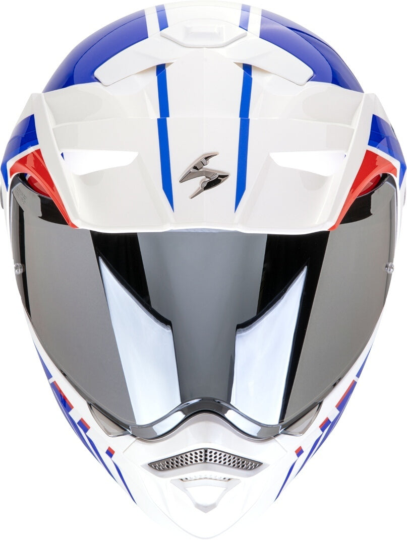 SCORPION ADX-2 LEWIS Adventure Motorcycle Casco Blanco Azul Rojo – 3 – Maximomoto PT