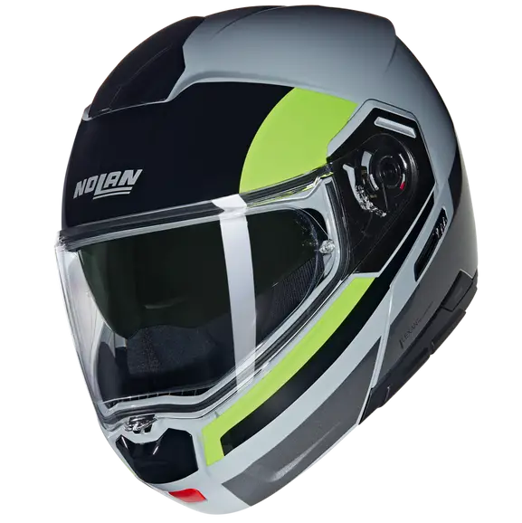 NOLAN N90-03 ROBOTO 346 modular motorcycle Casco Negro Gris Amarillo – 3 – Maximomoto PT