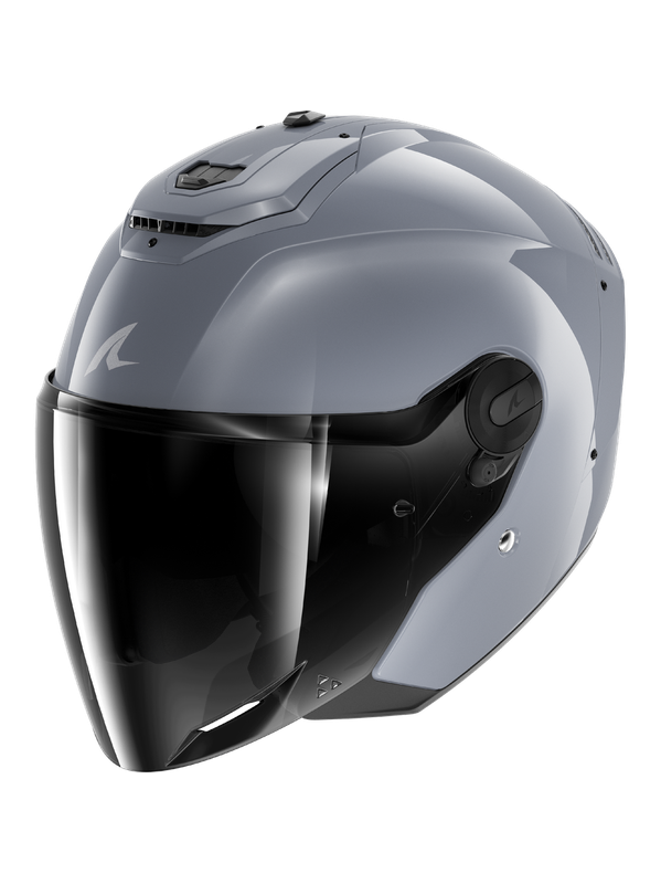 SHARK RS Jet Carbon Sombra Oscura Plata Pistola Casco – 1 – Maximomoto PT