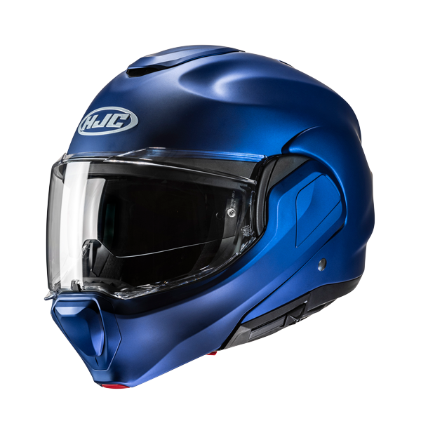 HJC F100 UNI sports tourism modular motorcycle blue metallic shell – 1 – Maximomoto PT