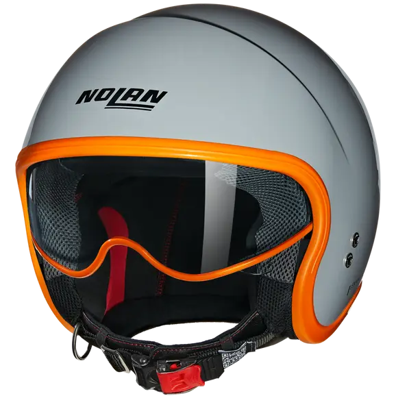 NOLAN N21-06 OCIO 343 Open Face Motorcycle Helmet Orange Gray – 3 – Maximomoto PT