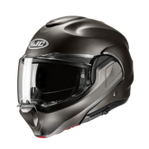 HJC F100 UNI turismo deportivo de moto modular casco semi plano titanio – Maximomoto PT