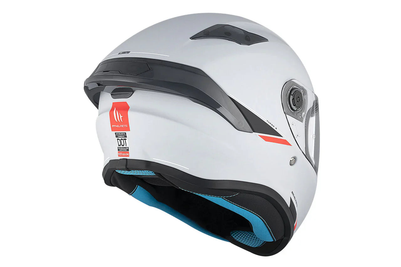 MT Targo S Solid A12 Casco integral sports motorcycle gray shiny – 6 – Maximomoto PT