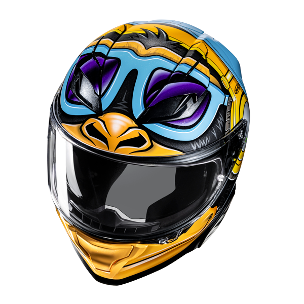 HJC F71 MONKEY DJ MC23 Cascos integrales de moto – 2 – Maximomoto PT