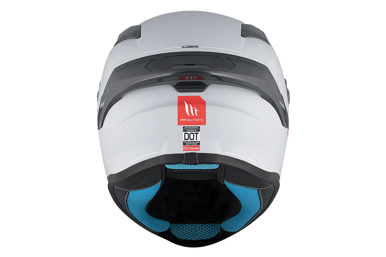 MT Targo S Solid A12 Casco integral sports motorcycle gray shiny – 7 – Maximomoto PT