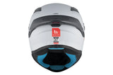 MT Targo S Solid A12 Casco integrales deportivos motocicleta gris brillante