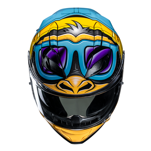 HJC F71 MONKEY DJ MC23 Cascos integrales de moto – 4 – Maximomoto PT