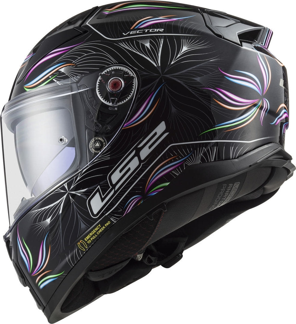 LS2 FF811 VECTOR II TROPICAL BLACK WHITE – 3 – Maximomoto PT