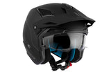 MT DISTRICT SV SOLID A1 MOTO ABERTO CAPACETE PRETO FOSCO