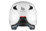MT DISTRICT SV SOLID A0 MOTO ABERTO CAPACETE BRANCO