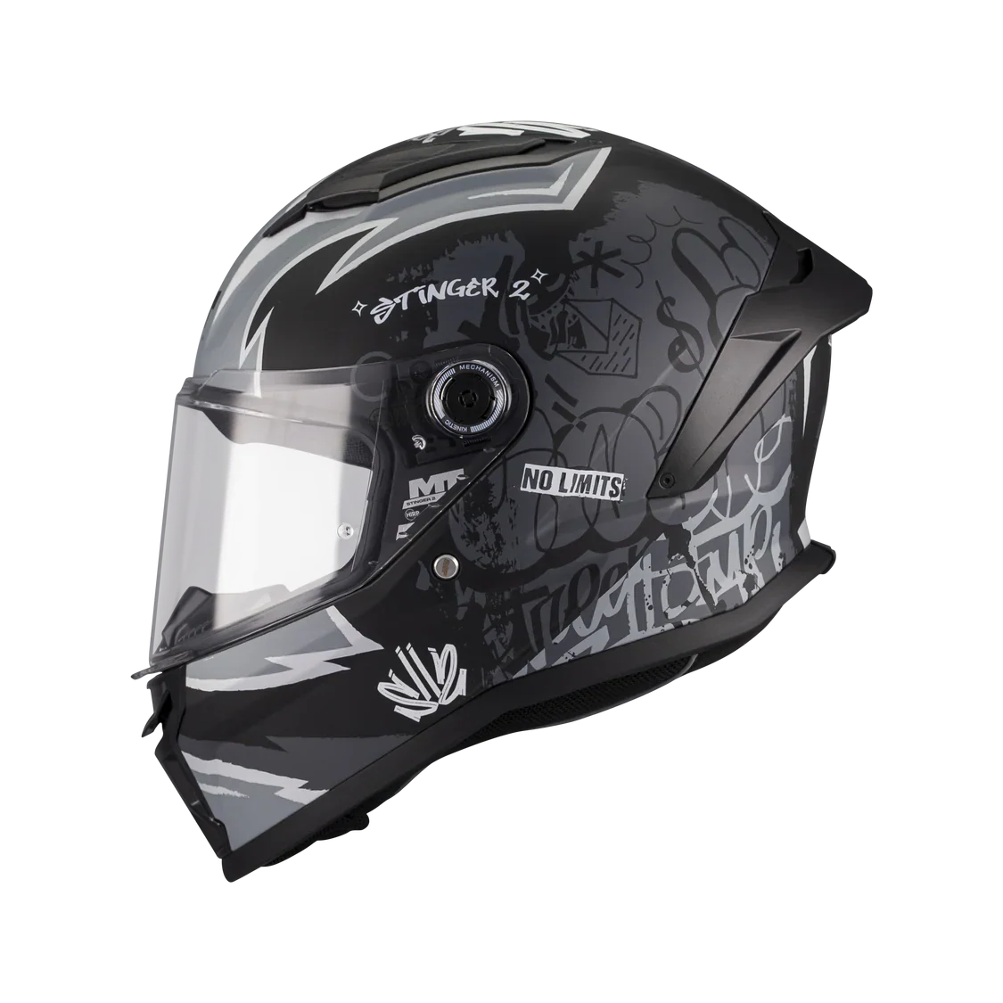 MT STINGER 2 YOUTH TAGGER B2 CASCO INTEGRAL DE MOTO MATE – 1 – Maximomoto PT
