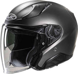 HJC RPHA 31 MOTOCICLETA CAPACETE ABERTO TITÂNIO SEMI PLANO