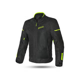 SHUA GRAVITY LITE Moto Homem Textil Casacos Preto Amarelo