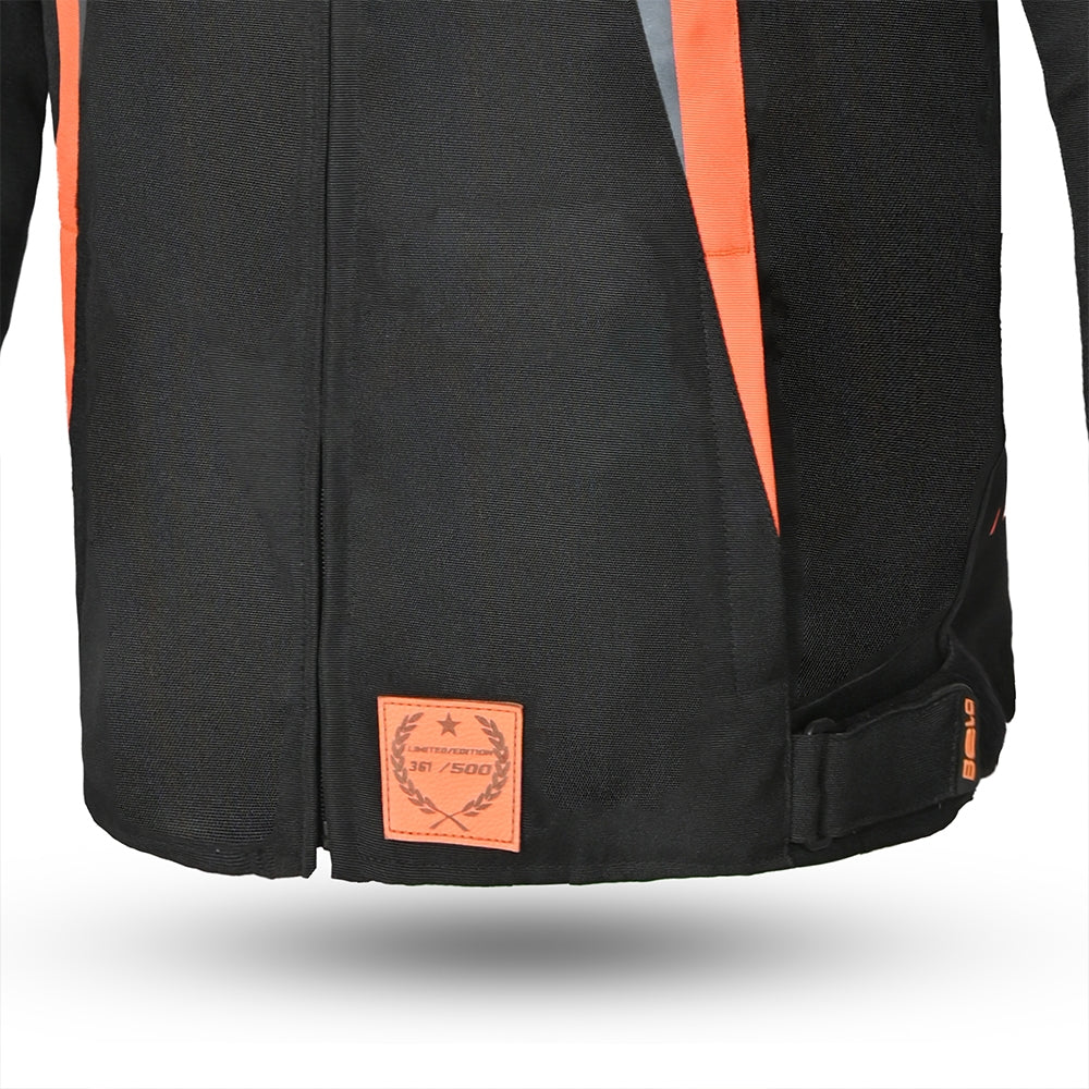 BELA - Chaqueta Textil Bradley - Limited Edition Negro/Naranja - SECURTEX MOTOR S.L (t/a MaximoMoto)