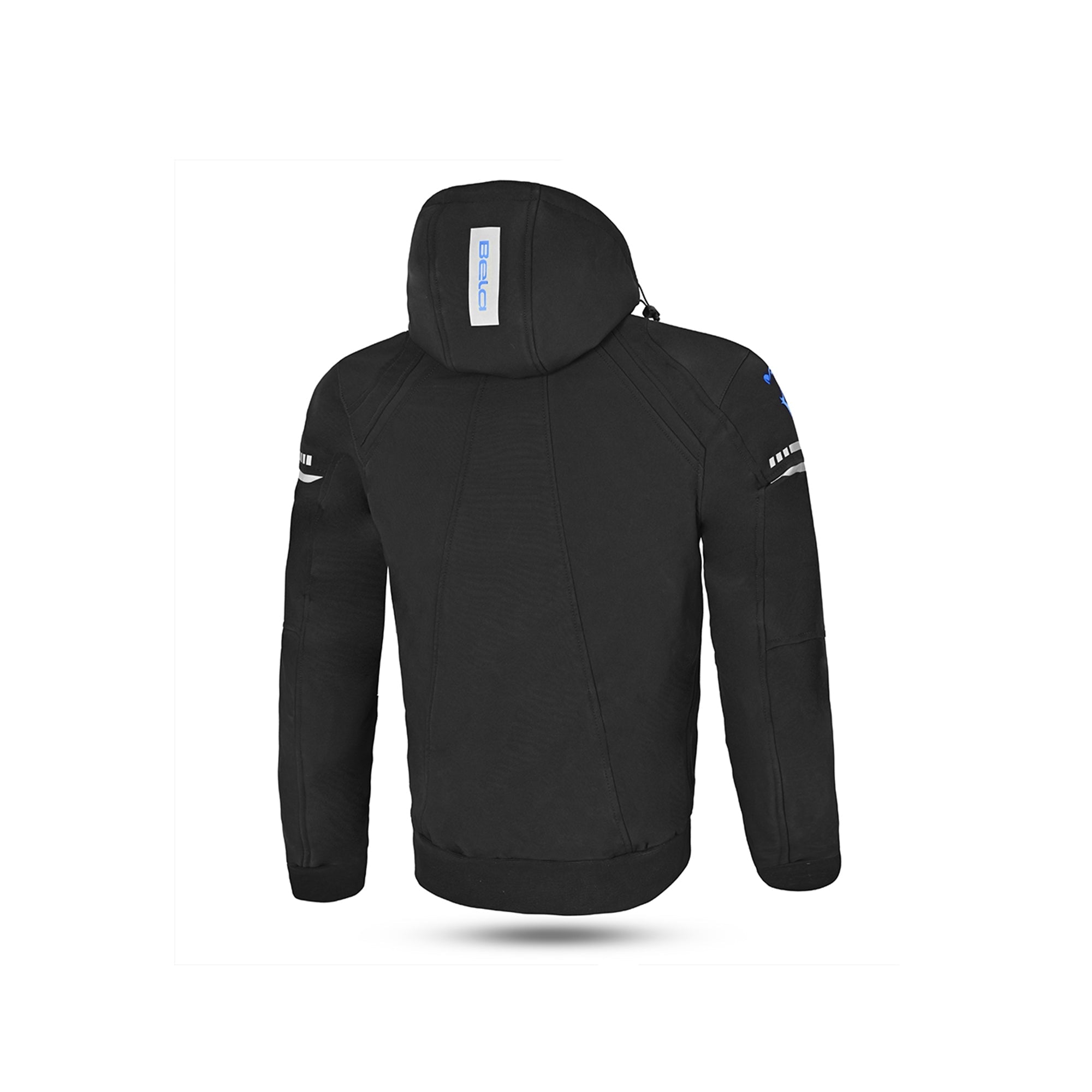 BELA BREEZE SOFTSHELL Moto Capuz Jaquetas Preto Azul