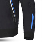 BELA BREEZE SOFTSHELL Moto Capuz Jaquetas Preto Azul