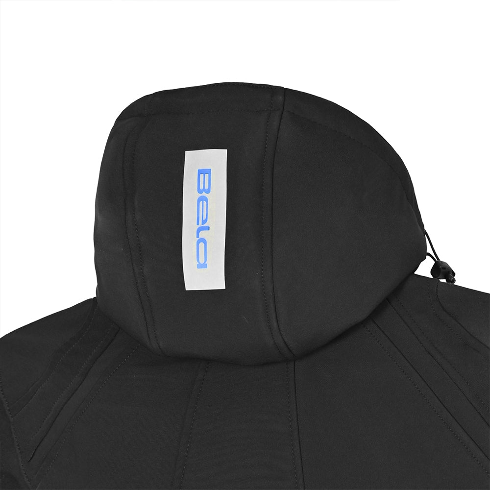 BELA BREEZE SOFTSHELL Moto Capuz Jaquetas Preto Azul