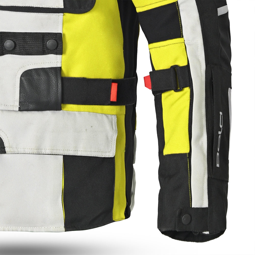 BELA - Chaqueta Textil Crossroad Extreme WP Hielo/Gris/A.Fluor - SECURTEX MOTOR S.L (t/a MaximoMoto)