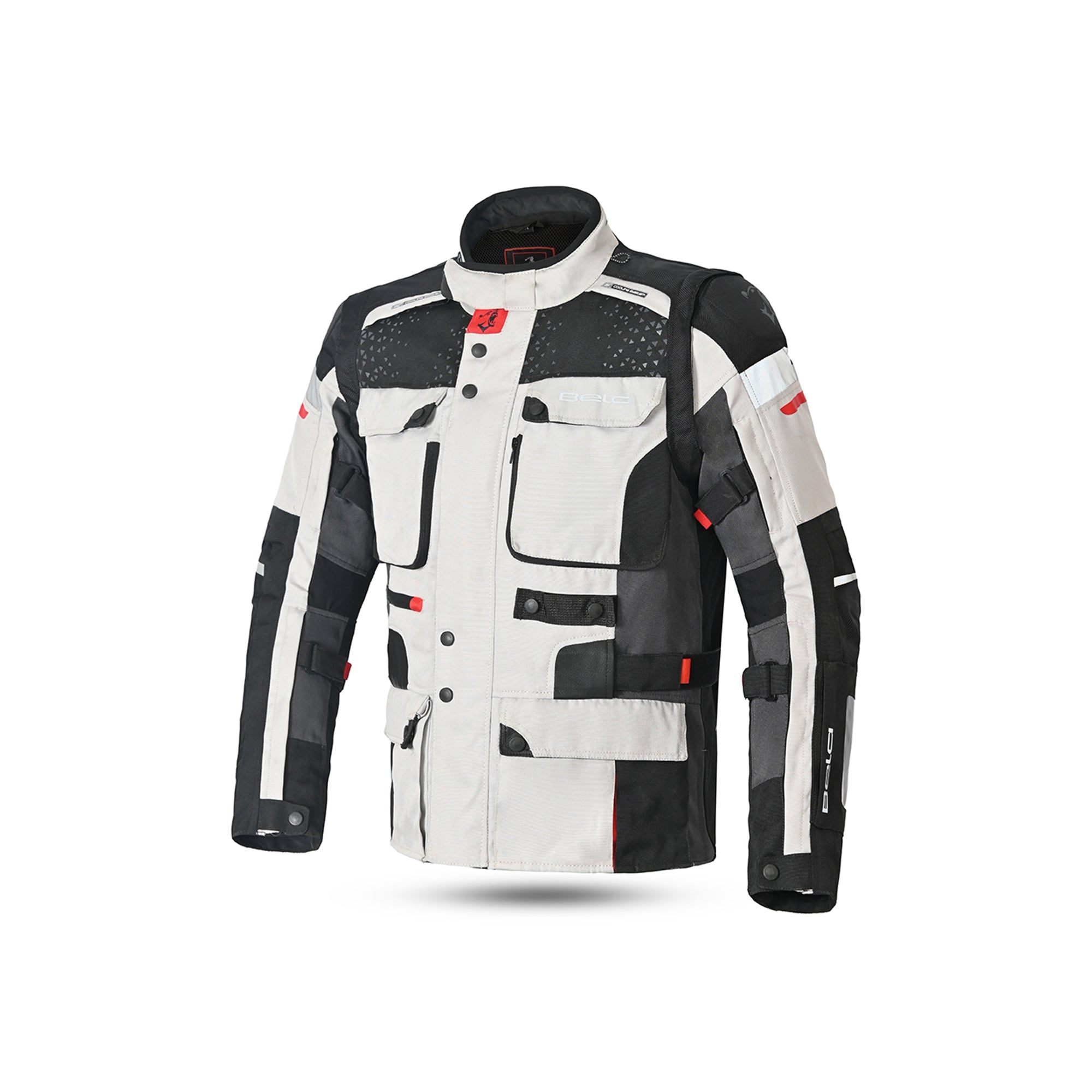 BELA EXTREME WP Moto Têxtil Casacos Gelo Cinza Preto