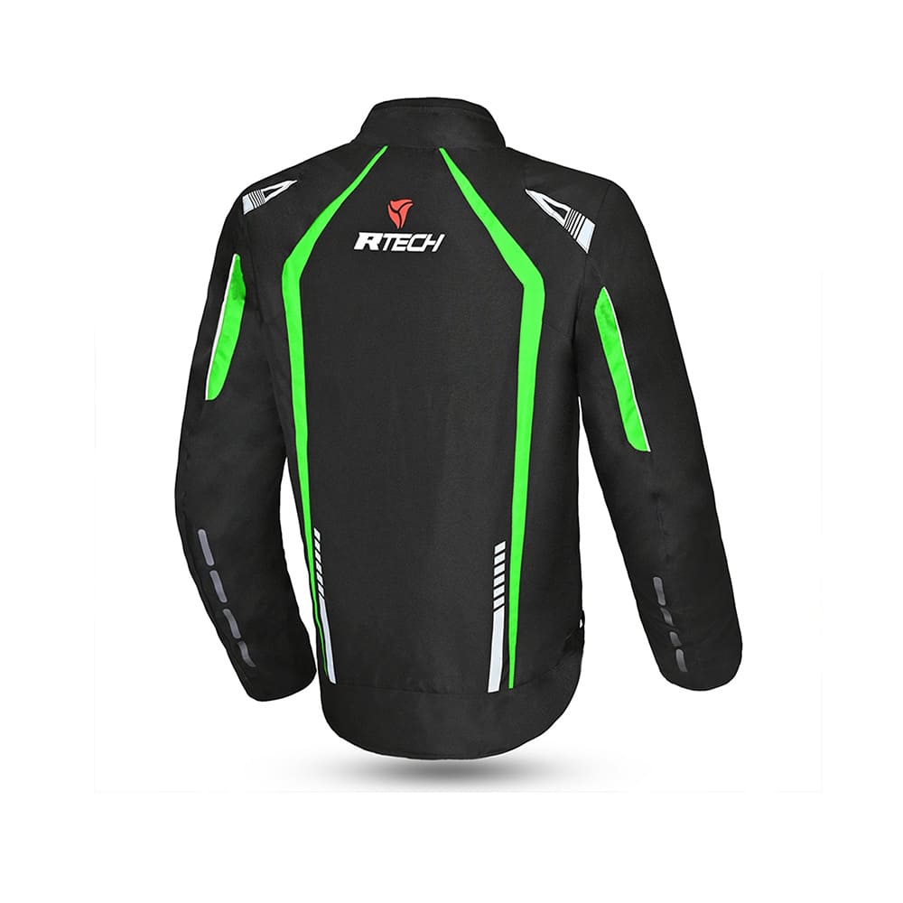 R-TECH MARSHAL Moto Casacos Preto Verde