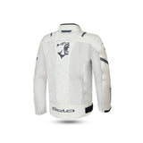 BELA MESH PRO Moto Homem Casaco Branco