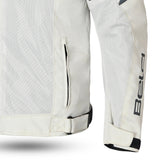 BELA MESH PRO Moto Homem Casaco Branco