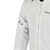 BELA MESH PRO Moto Homem Casaco Branco