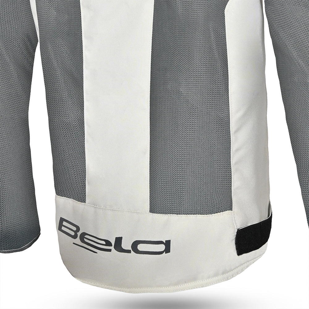 BELA MESH PRO Homens Moto Casaco Gelo Cinzento