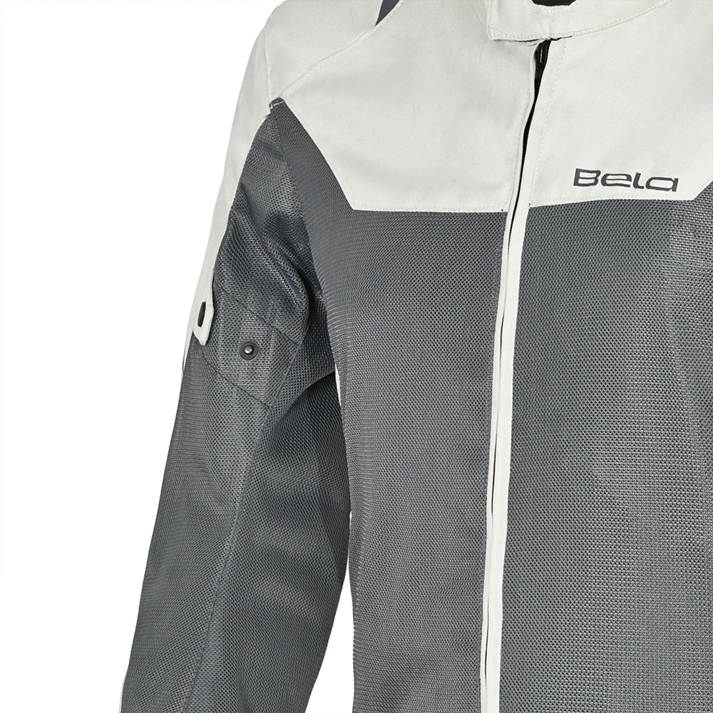 BELA MESH PRO Homens Moto Casaco Gelo Cinzento