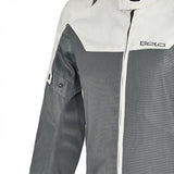 BELA MESH PRO Homens Moto Casaco Gelo Cinzento
