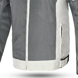 BELA MESH PRO Homens Moto Casaco Gelo Cinzento