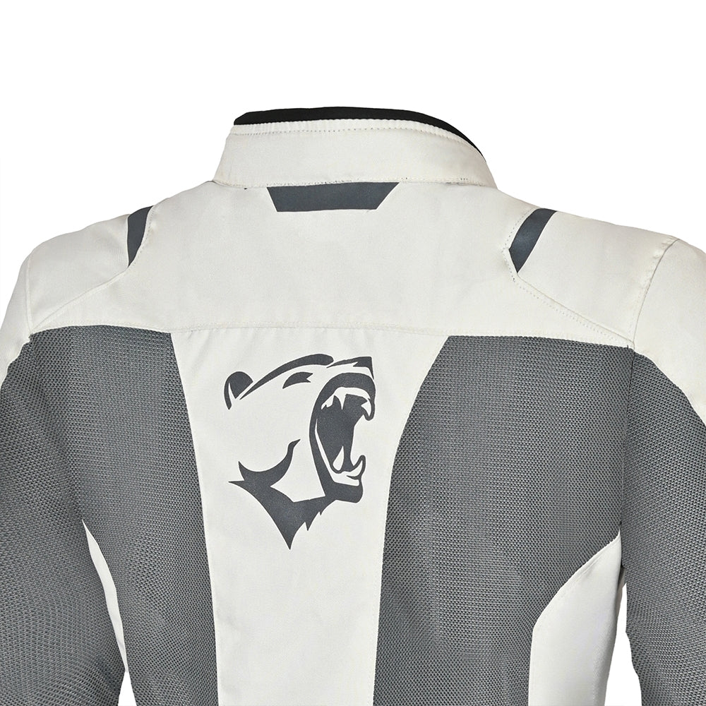 BELA MESH PRO Senhora Motociclista Casaco Gelo Cinza
