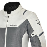 BELA MESH PRO Senhora Motociclista Casaco Gelo Cinza