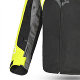 BELA CORDANIEL Moto Casaco Têxtil Preto Cinzento Escuro Amarelo