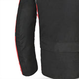 BELA CORDANIEL Masculino Motociclista Casaco Preto Antracite Vermelho