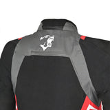 BELA CORDANIEL Masculino Motociclista Casaco Preto Antracite Vermelho