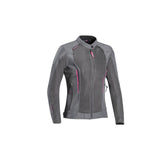 IXON COOL AIR Moto Senhora Casacos Fúcsia Cinza