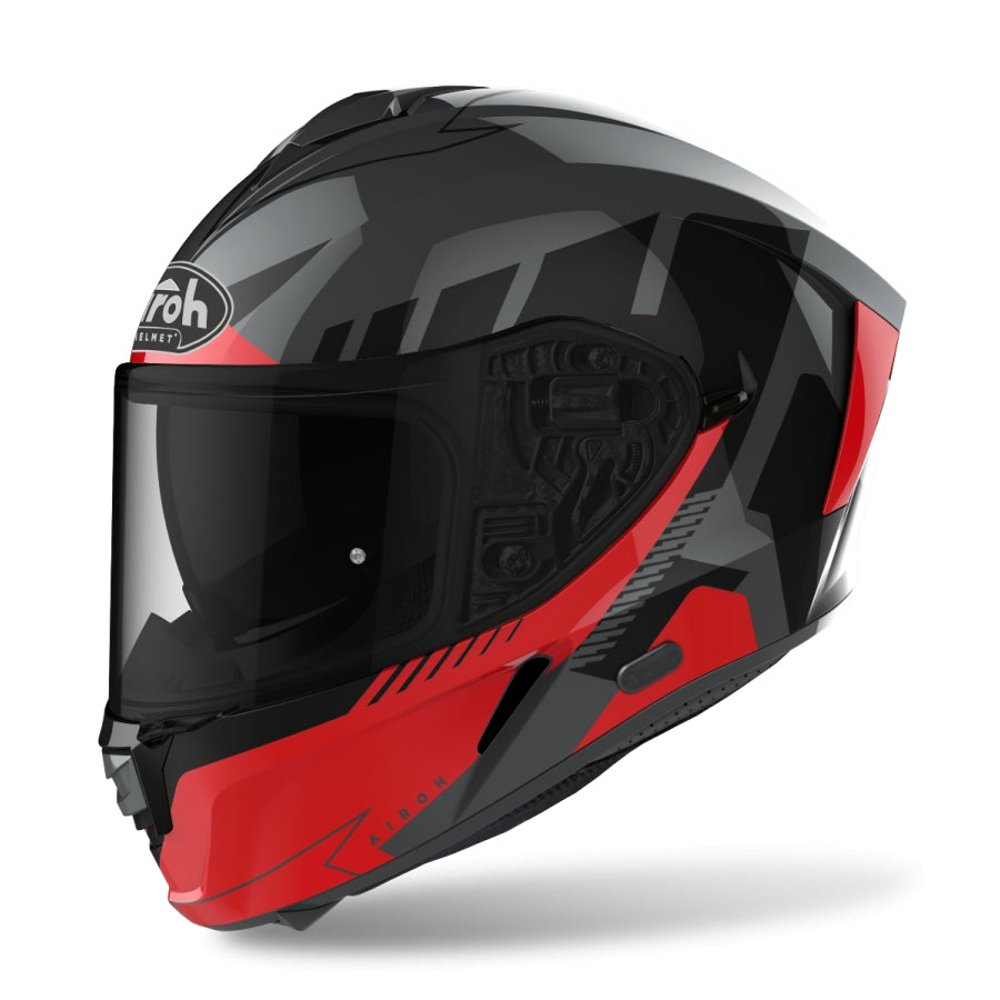 AIROH - SPARK RISE RED GLOSS CASCOS – 1 – Maximomoto PT
