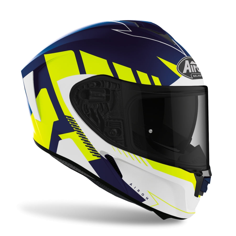 AIROH - SPARK RISE BLUE/YELLOW MATT HULLS – 2 – Maximomoto PT