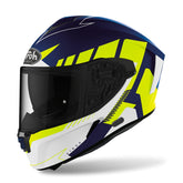 AIROH - CASCOS SPARK RISE BLUE/YELLOW MATT – Maximomoto PT